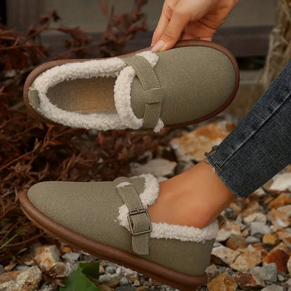Imke - Bequeme Pelzsandalen für Frauen