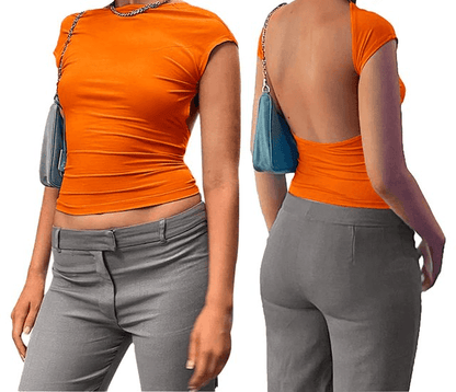 Tailliertes Top - Lässiges Basic - Weiches und dehnbares Material - Perfekt für den täglichen Gebrauch