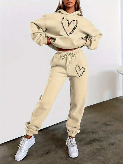 Lena - Lässiges Outfit mit trendigem Hoodie und Jogginganzug für Frauen