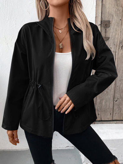 Harper - Kapuzenjacke mit Kordelzug und Reißverschluss für Frauen