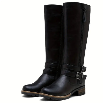 Elise - Hohe Stiefel aus Leder