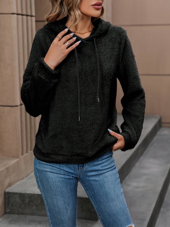 Holly - Kuscheliger Teddy-Herbst-Hoodie für Frauen
