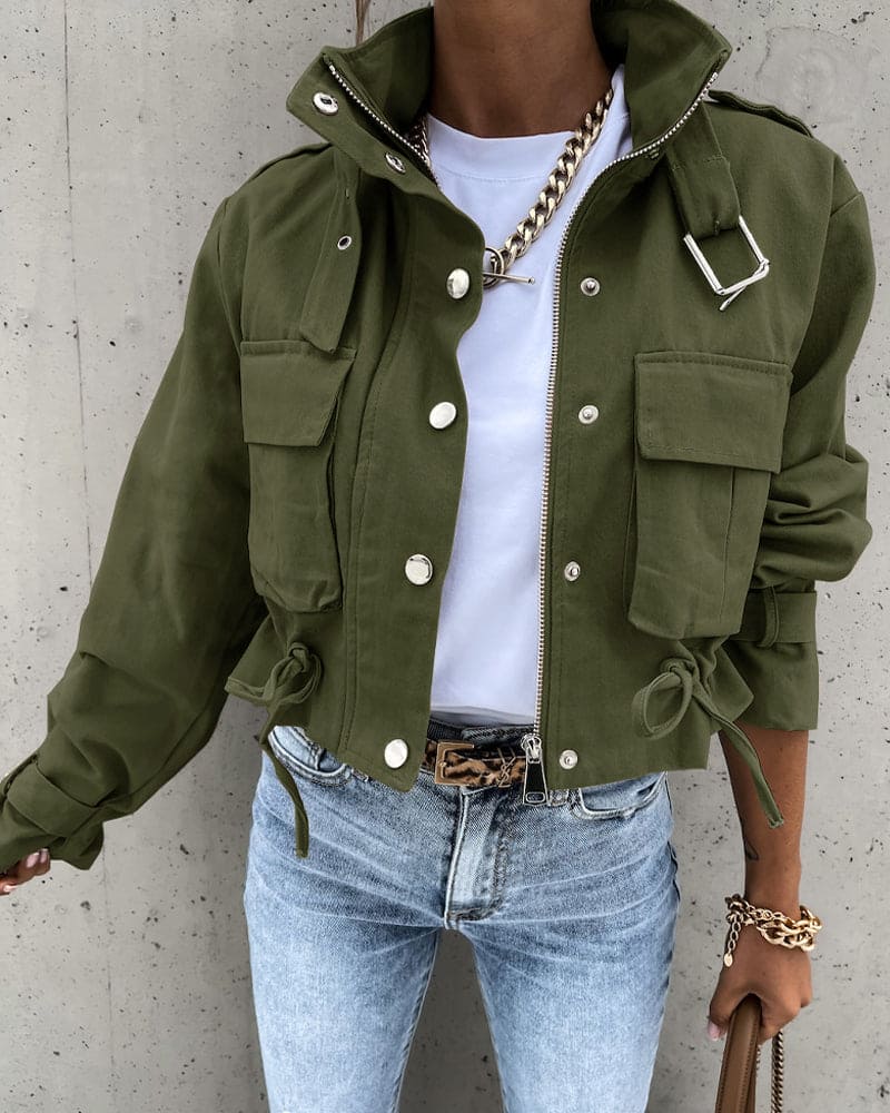 Tamarae - Lässige Multi-Pocket-Jacke für Frauen