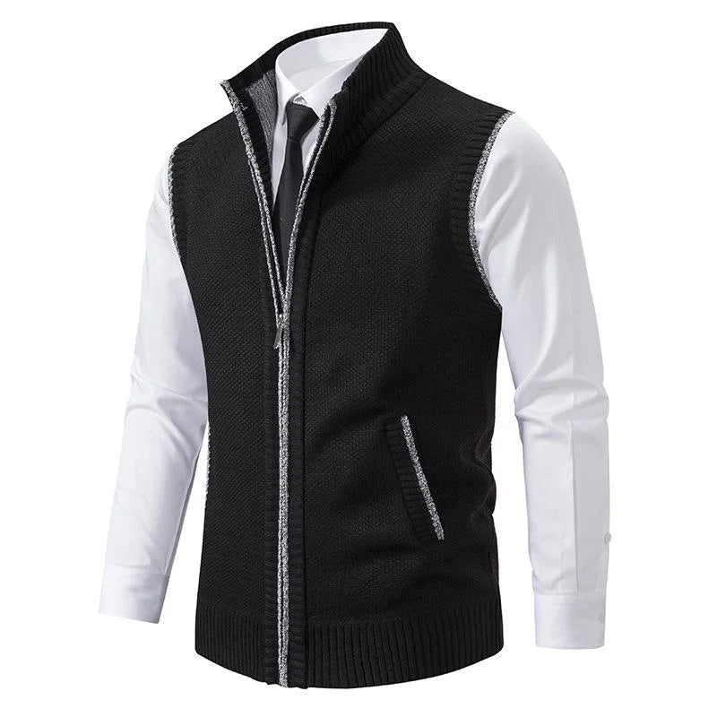 Aiden™ | Ärmellose gestrickte Fleeceweste