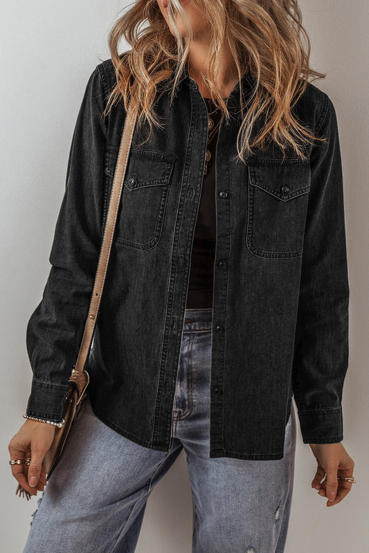 Veera | Jeansjacke mit Vintage-Look
