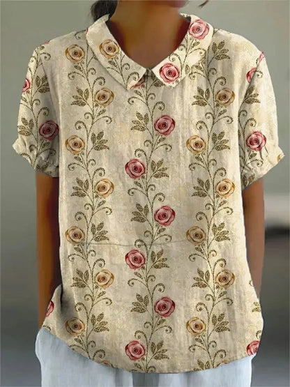 CM | Damen Bluse mit Blumendruck