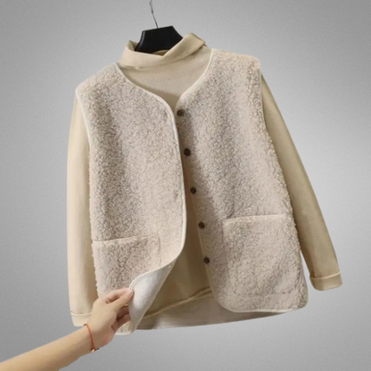 Trendige Fleece-Thermojacke für Frauen