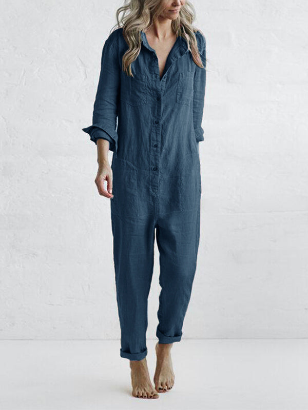 Eladia | Langärmeliger Jumpsuit