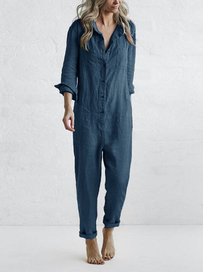 Eladia | Langärmeliger Jumpsuit