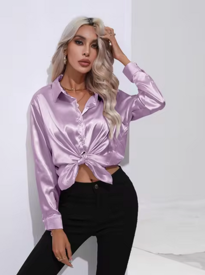 Eline | Luxus-Bluse mit langen Ärmeln