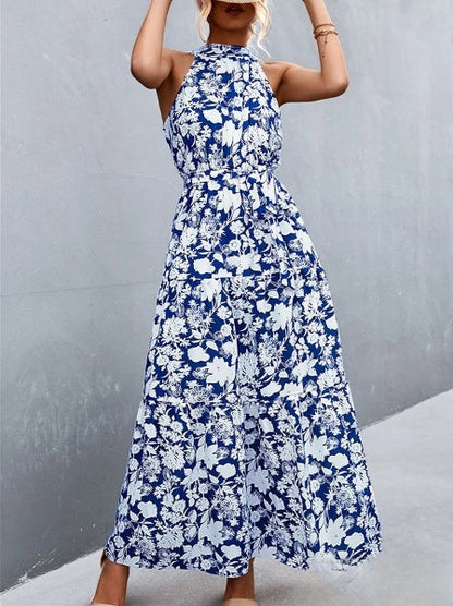 Aviana - Träger-Jumpsuit-Kleid mit Rüschen und Tupfen-Print, Bestseller