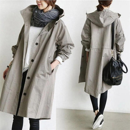 Bellerue – wasserdichter Trenchcoat mit Kapuze