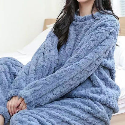 Aheerah - Pyjama-Set aus Jacquard-Flanell