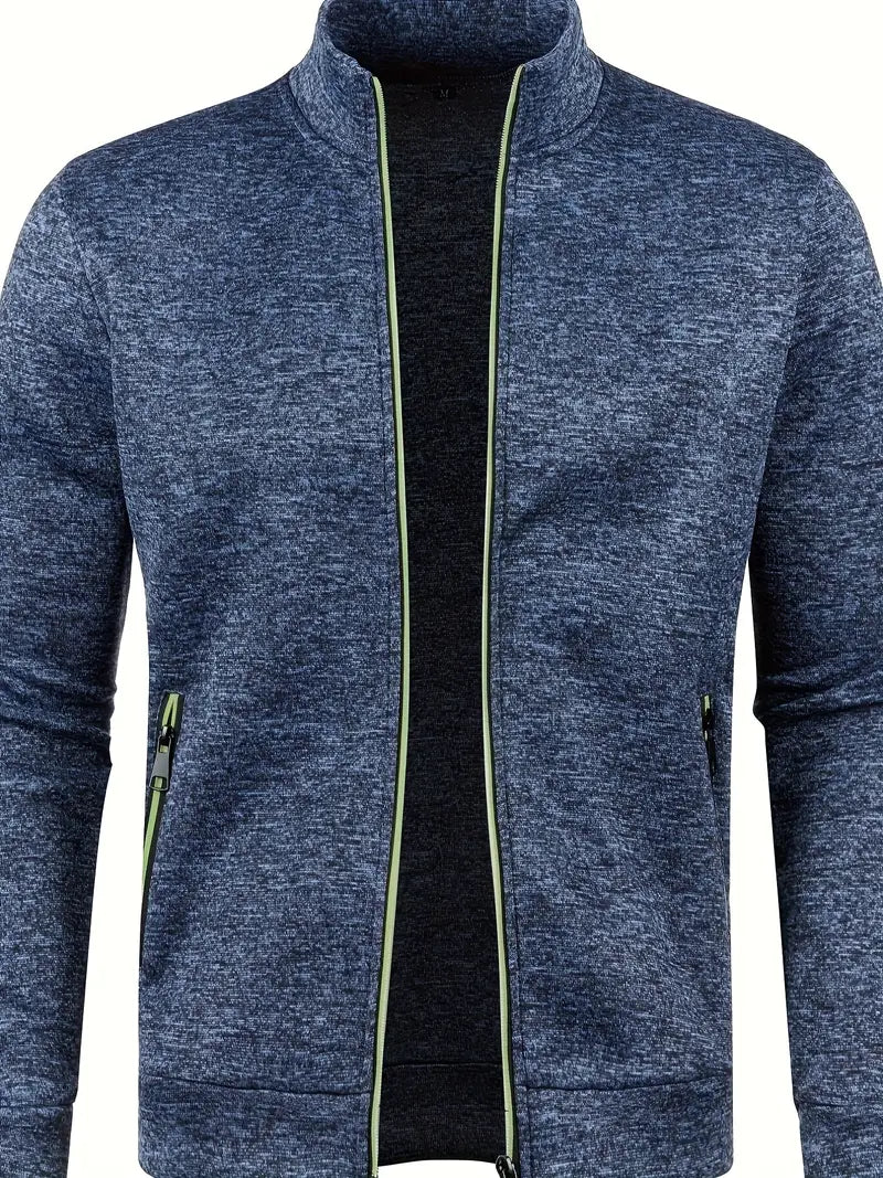 Youzi™ | Moderne Strickjacke mit durchgehendem Reißverschluss