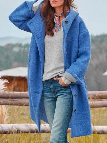 Veronica - stilvolle lange Tweedjacke