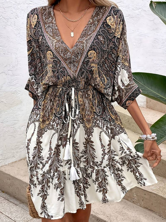 Dorothy - Elegantes Kleid mit kurzen Ärmeln