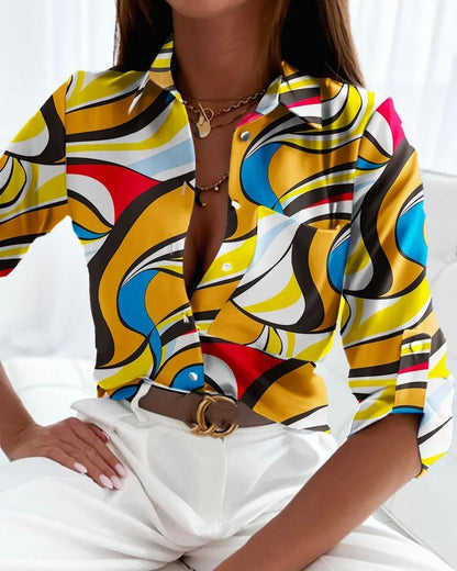 Sofie Bluse | Elegante Bluse mit Druck