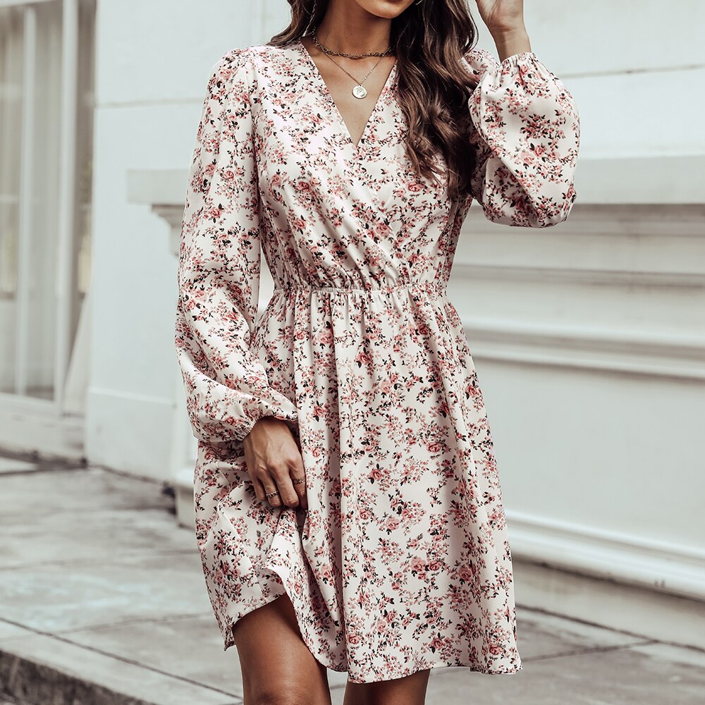 Sophie - Minikleid mit Blumendruck