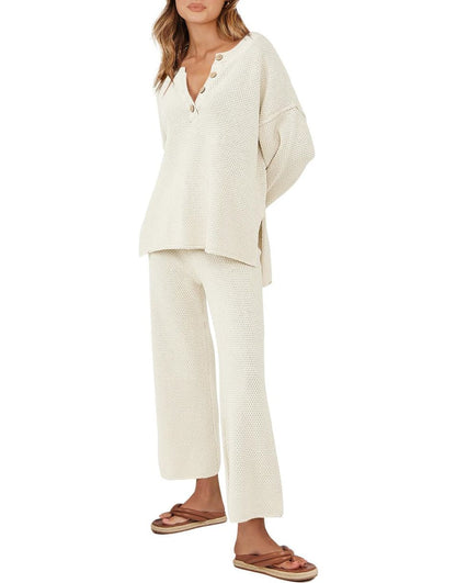 Nina - Oversize-Lounge-Set aus Mesh für Frauen