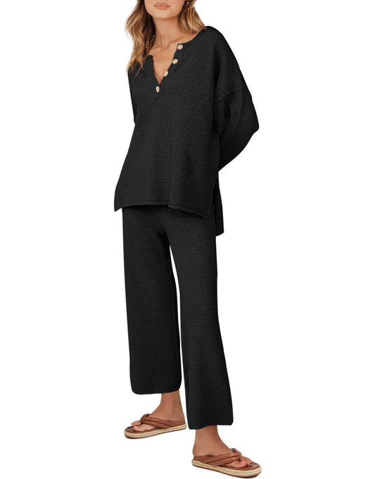 Nina - Oversize-Lounge-Set aus Mesh für Frauen