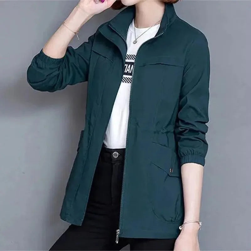 Emma | Solid Damen Trenchcoat