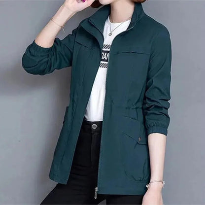 Emma | Solid Damen Trenchcoat