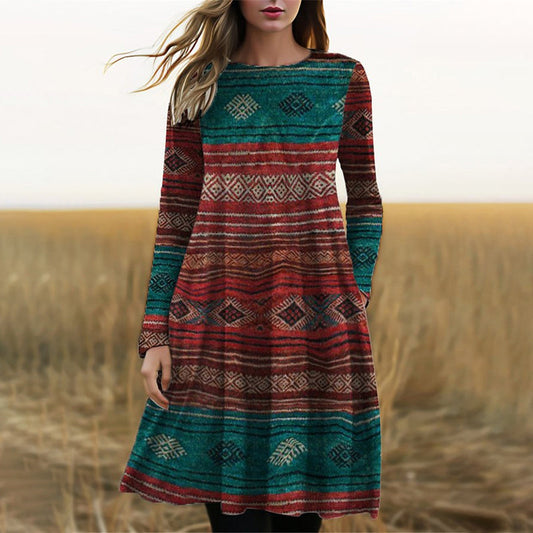 Ethno-Kleid für Frauen