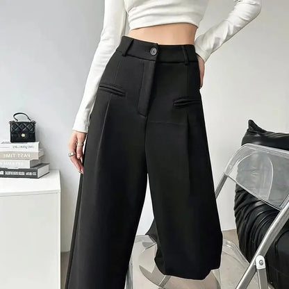 Nina - Vielseitige und stilvolle Herbsthose mit hoher Taille für Damen