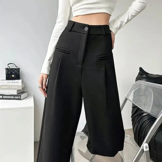 Nina - Vielseitige und stilvolle Herbsthose mit hoher Taille für Damen
