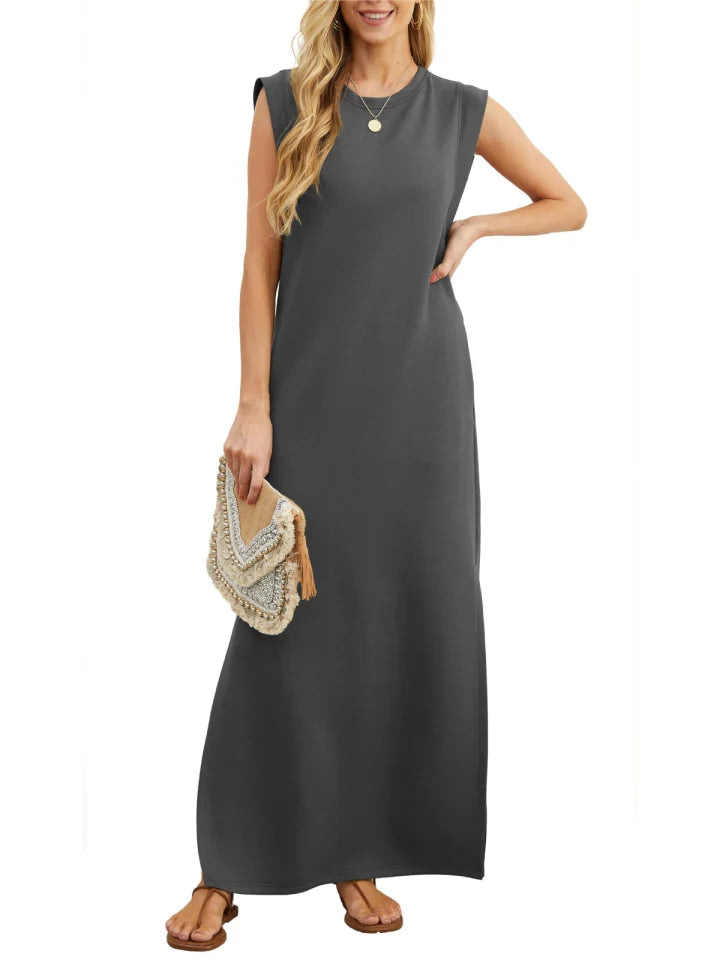Aldina - Knitterfreies geteiltes Freizeitkleid
