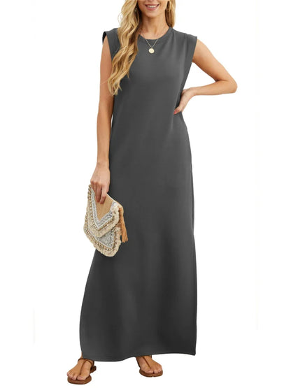 Aldina - Knitterfreies geteiltes Freizeitkleid