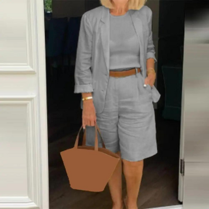 Luxury Jacke und Shorts Set für Frauen