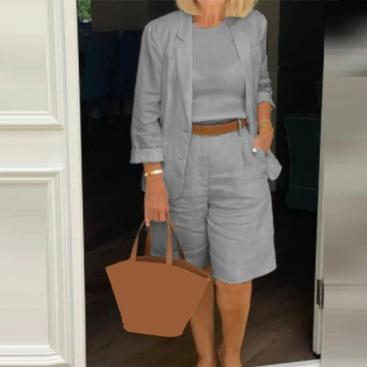 Luxury Jacke und Shorts Set für Frauen