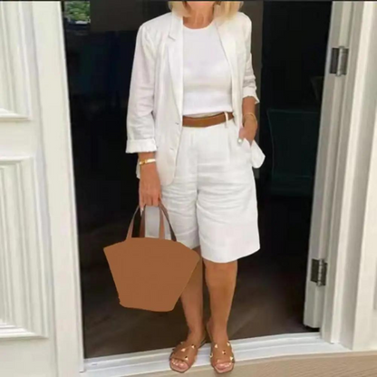 Luxury Jacke und Shorts Set für Frauen