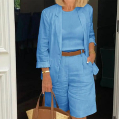 Luxury Jacke und Shorts Set für Frauen
