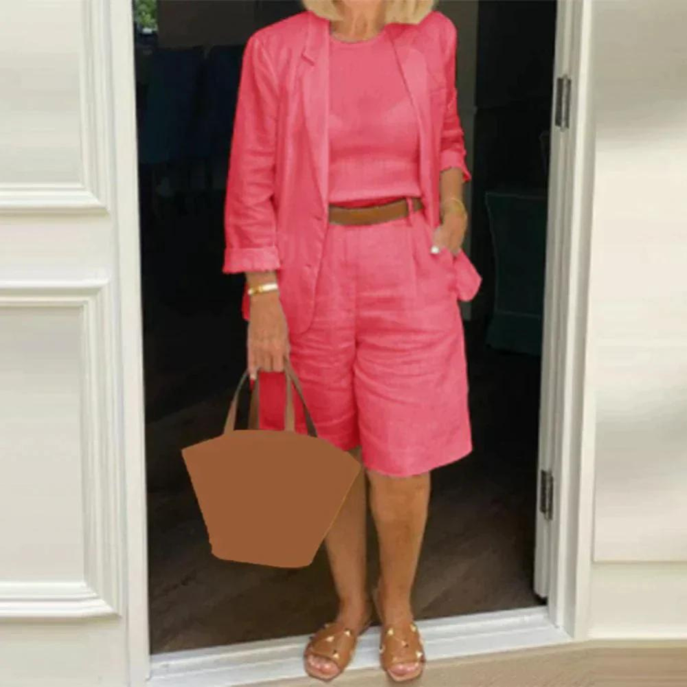 Luxury Jacke und Shorts Set für Frauen