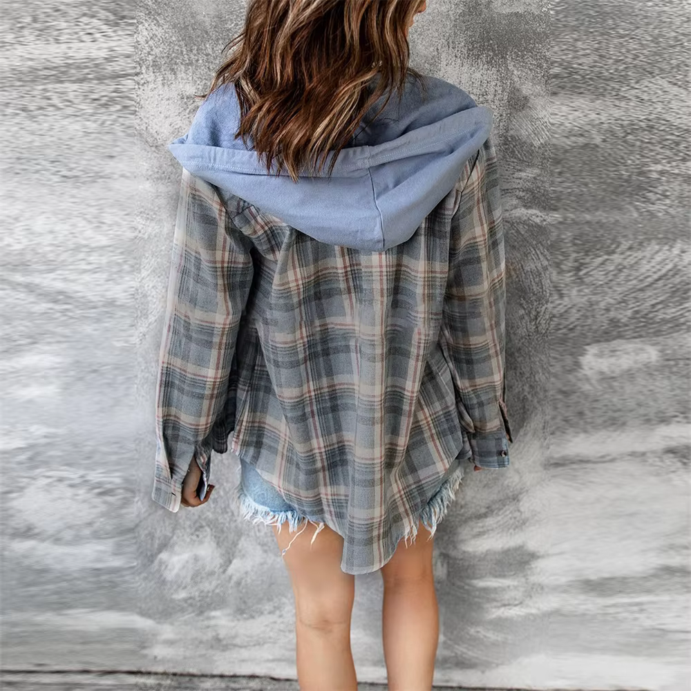 Anja - Lässige lockere Shirt-Jacke