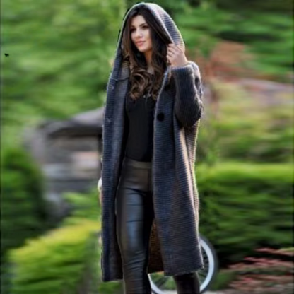 Anoushka - Lässige warme Strickjacke