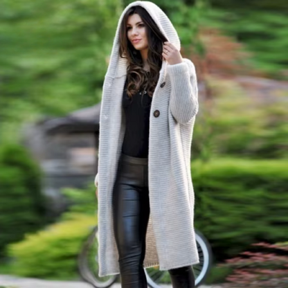 Anoushka - Lässige warme Strickjacke