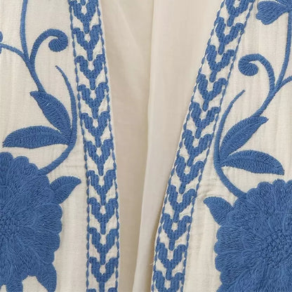 Flora | Schicke und bequeme Damenweste mit Blumenmuster