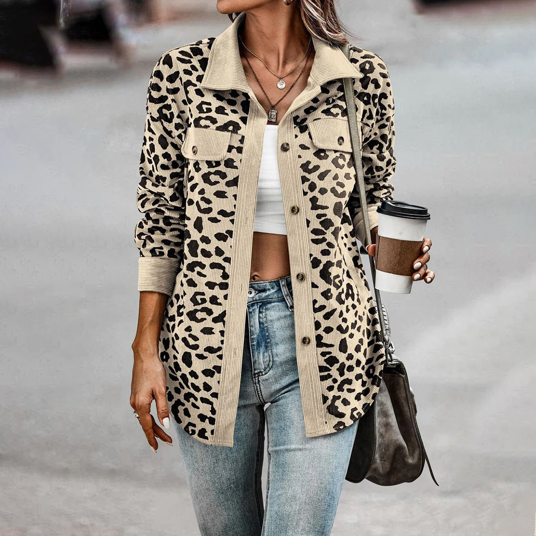 BAILEE - Trendige Jacke mit Leopardenmuster