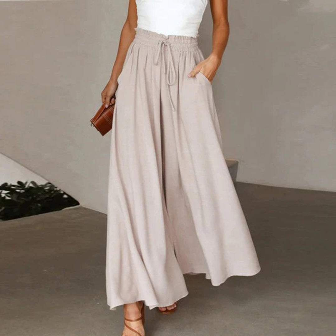 Locker sitzende, elegante Hose