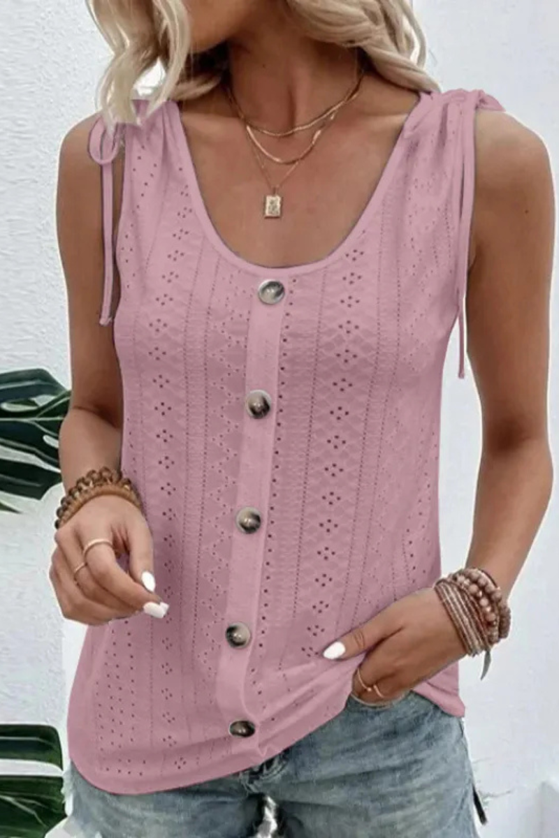 Araminta | Lässige Schulter mit Fliege Tops