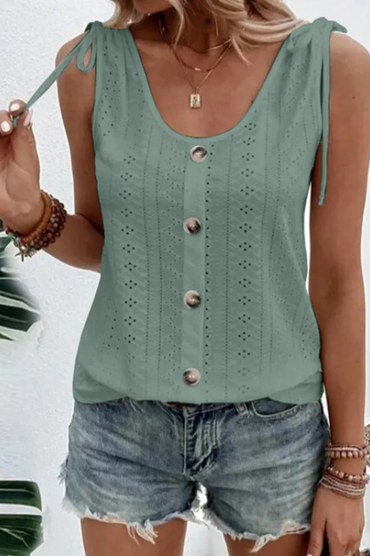 Araminta | Lässige Schulter mit Fliege Tops