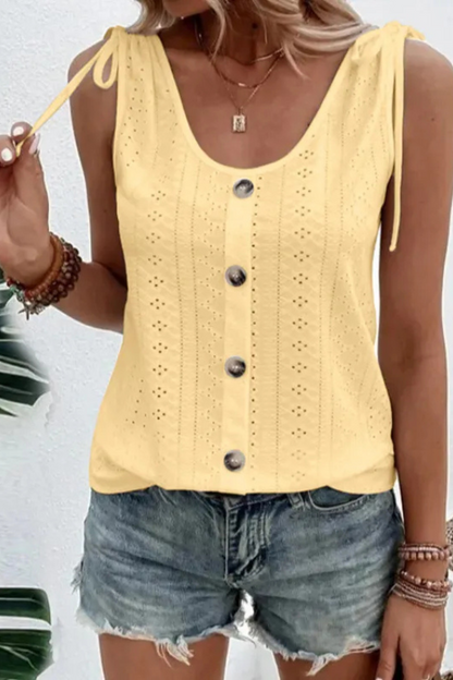 Araminta | Lässige Schulter mit Fliege Tops