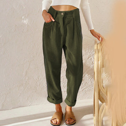 Hosen mit hoher Taille für Frauen