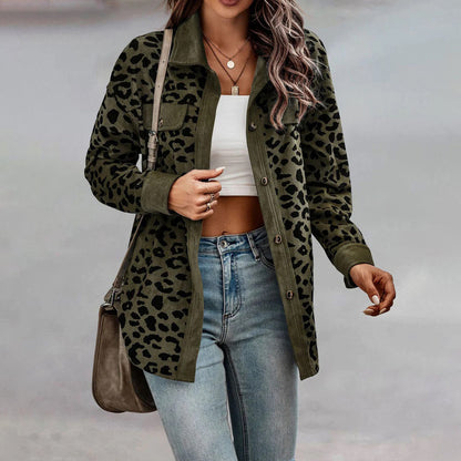 BAILEE - Trendige Jacke mit Leopardenmuster