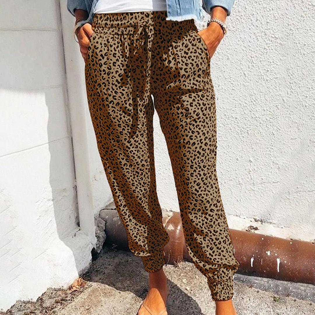 Lucie - Hose mit Leopardenmuster