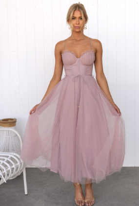 Aurene - Modernes trägerloses Prinzessinnen Abendkleid aus Chiffon
