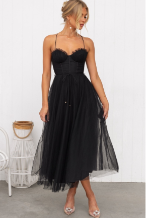 Aurene - Modernes trägerloses Prinzessinnen Abendkleid aus Chiffon